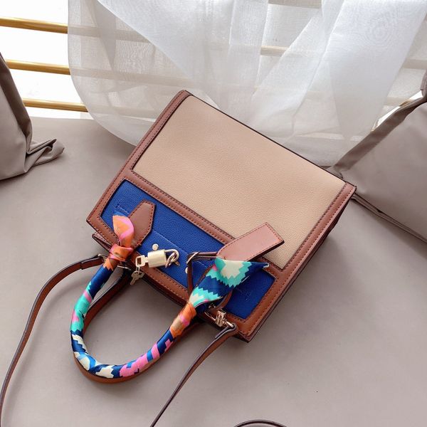 

new women designer handbag leather shoulder bag silk scarves lady cfy20042244