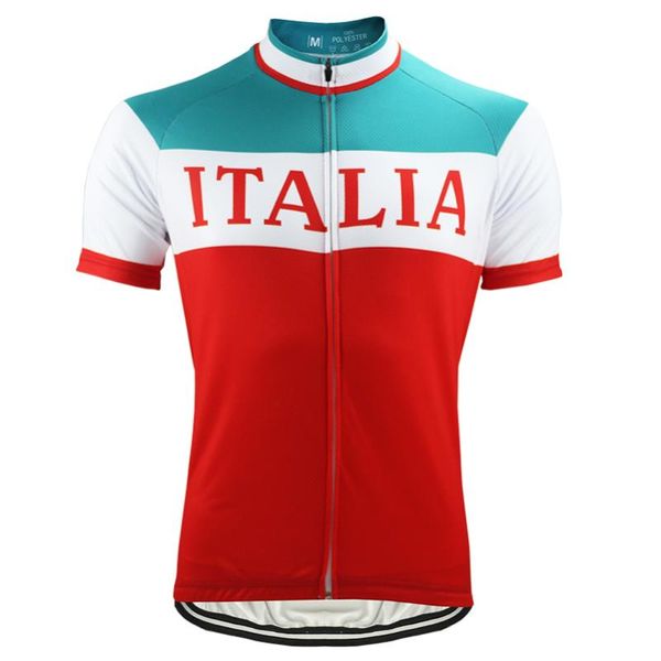 

hirbgod 2020 new itaia team outdoor sports bike shirt summer breathable short sleeve cycling jersey ,hi056, Black;red