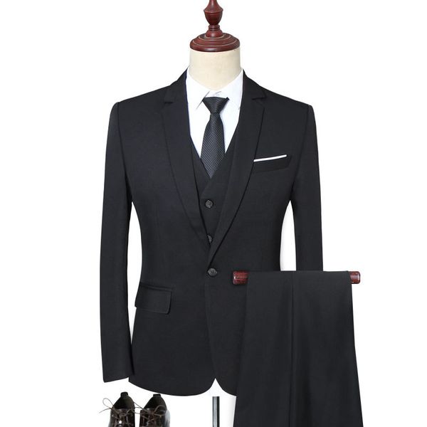 

large size solid color suit, White;black