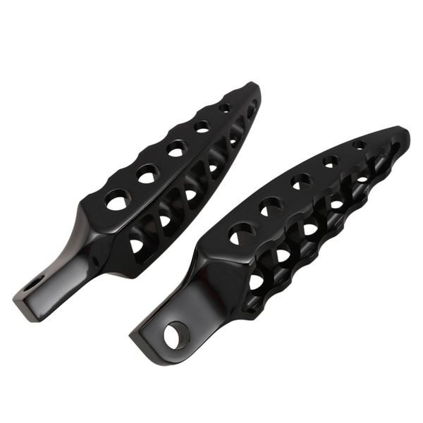 

motorcycle black cnc 45 degrees male-mount footrests foot pegs