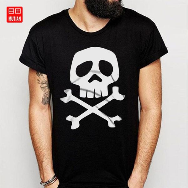 

капитан харлок череп и скрещенные кости футболка, White;black