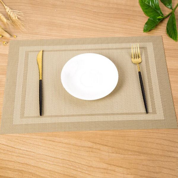 

6pc home dining mat insulation washable family features western mat table table kitchen accessories kitchen tools