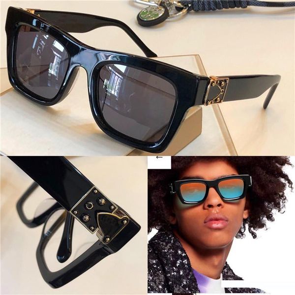 

new fashion designer sunglasses 1245 millionaire small square frame outdoor protection avant-garde popular decorative eyewear quality, White;black