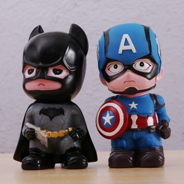 

spiderman капитан америка железный человек batman большой копилка alcanscia деньги сохранение box монет копилка для бумаги банка денег для м