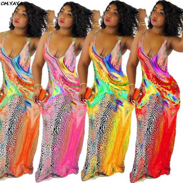 

2020 new women summer paisley leopard 3d print tank sleeveless mermaid maxi dress party night club long dresses vestido glhy5027, Black;gray