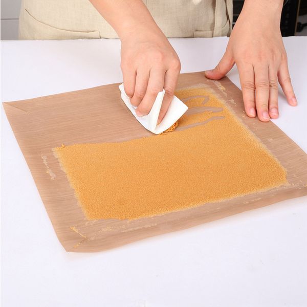 

40*60cm practical special high temperature resistant teflon sheet tarpaulin cake mat baking oven tool vt0459