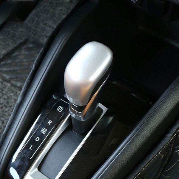 

abs matte/carbon fibre for kicks 2016 2017 2018 accessories car gear shift lever knob handle cover trim car styling 1pcs