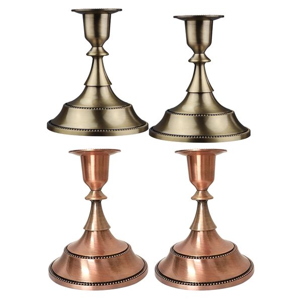 

4pcs modern taper candle holder candle sticks wedding table centerpieces