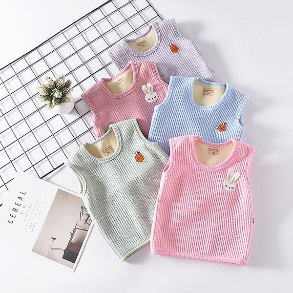 

winter children baby fur vest waistcoat kids vest toddler baby fleece for boy girl cloth jacket sleeveless coat, Blue