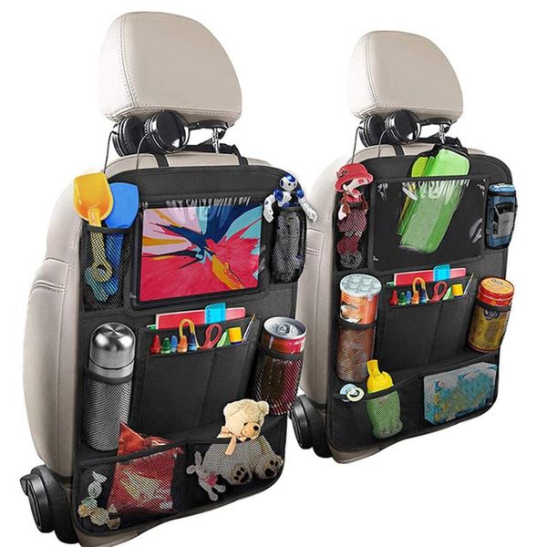 

car seat back multi-pocket storage bag multi-function storage toy hanging bag rear seat anti-kick