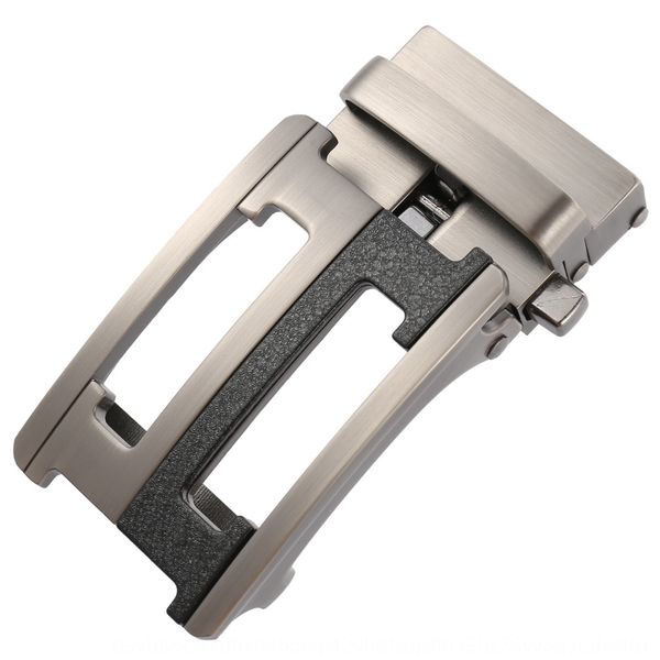 

automatic accessory buckle leather men's belt buckle belt accessories ly1337, Slivery;black