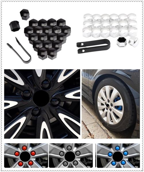 

20pcs car wheel cover screw protector nut dustproof 17 19 21mm for lf-gh sc is250c hs sc430 ls600h