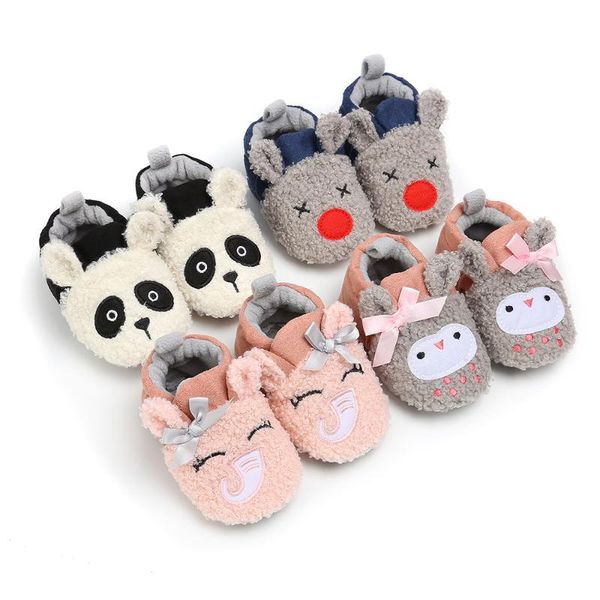 

winter cartoon cotton shoes baby shoes baby soft bottom cotton warm toddler moccasins