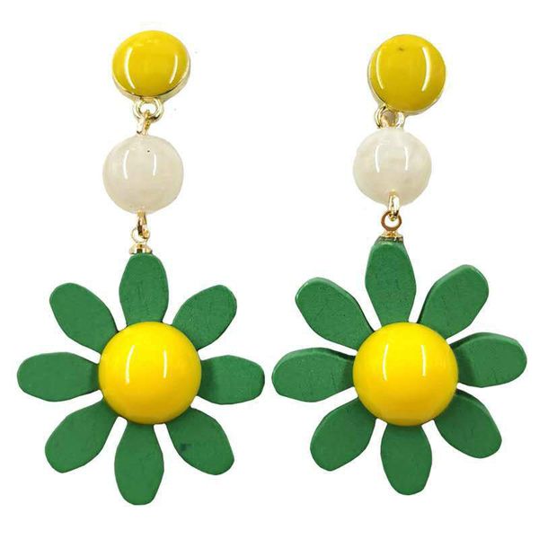 

duftgold оригинальное моделирование цветок падение серьги милый сладкий интересный кулон ожерелье для женщин мода ювелирные изделия oorbelle, Silver