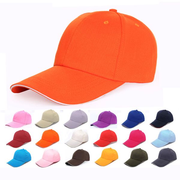 

Designer Sun Hats 6 Panels Plain Cotton Baseball Caps With Sandwish Adjustable Strapback For Adults Cheap Sports Caps Sun Visor