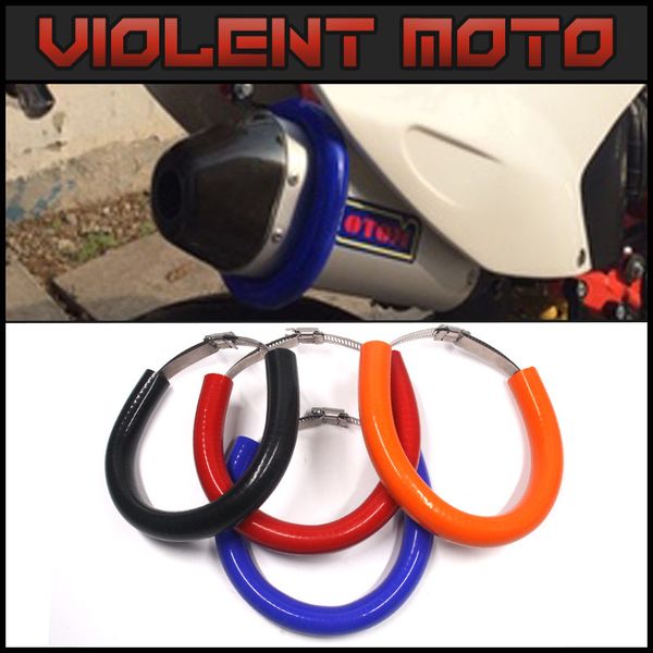 

motorcycle accessories universal fit 100mm-160mm oval exhaust protector can cover for cbf600n cbf600s cbf1000