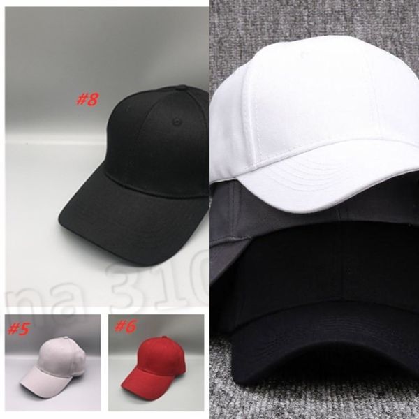 

8 style baseball cap metal copper buckle hat leisure sport curved brim cap solid color sun hat hip hop hat fashion accessoriest2c5154, Blue;gray