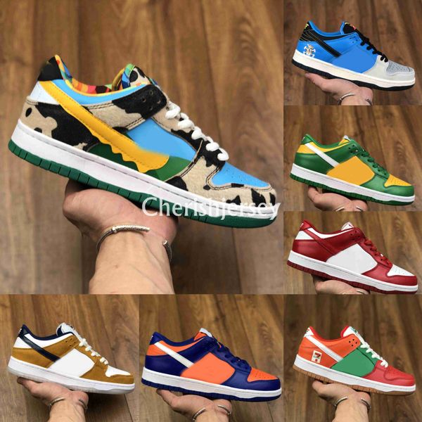 

new release ice cream sb dunk low chunky dunky white/lagoon pulse-black-universit running shoes authentic with box size 36-45