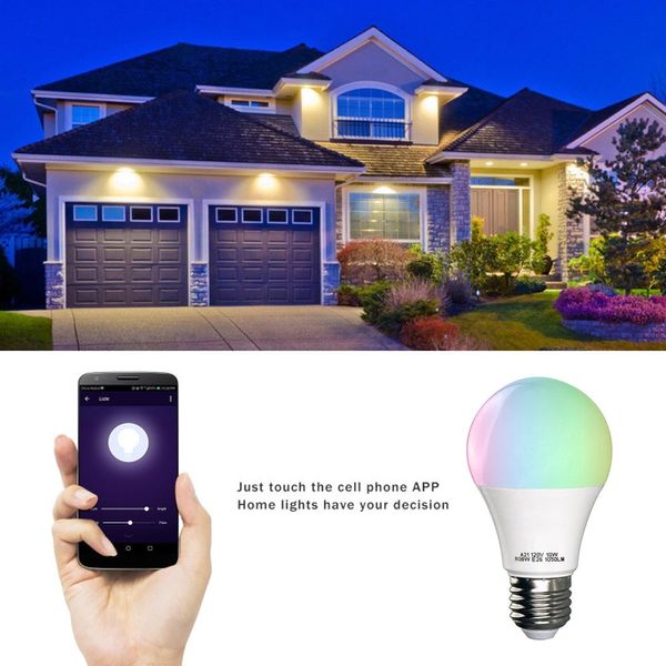 

brelong smart led bulbs colorful voice control dimmable for alexa / amazon echo and google home suitable for living room, bedroom