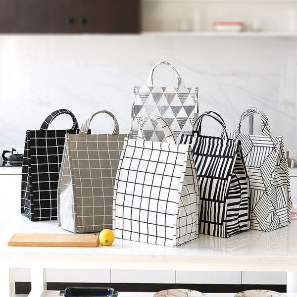 

large insulation bag korean waterproof bento bag thickened portable lunch box aluminum foil insulation vegetable