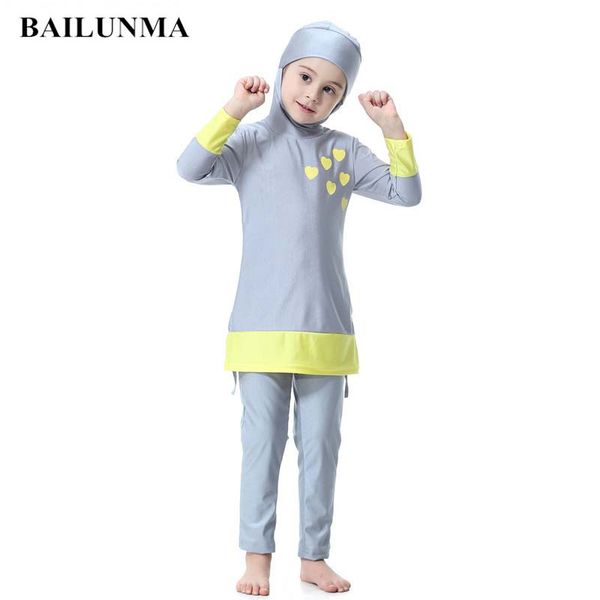 

мусульманские купальники для девочек дети из двух частей с длинным рукавом полный купальник тела водолазные костюмы буркини хиджаб исламские