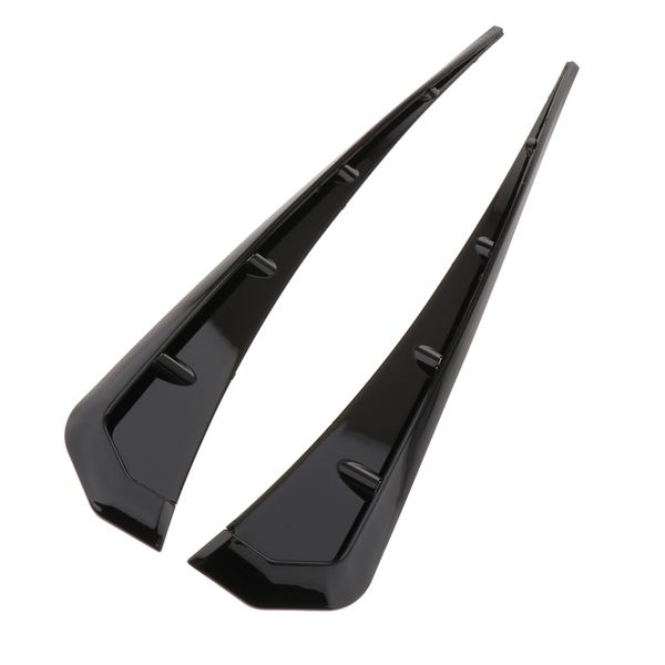 

2pcs abs exterior side vent air flow hood intake decorative sticker for car