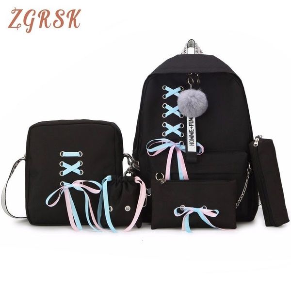 

fashion women school travel backpack bags youth cute cnavas bag backpacks for teenager girls students bags plecak cj191212