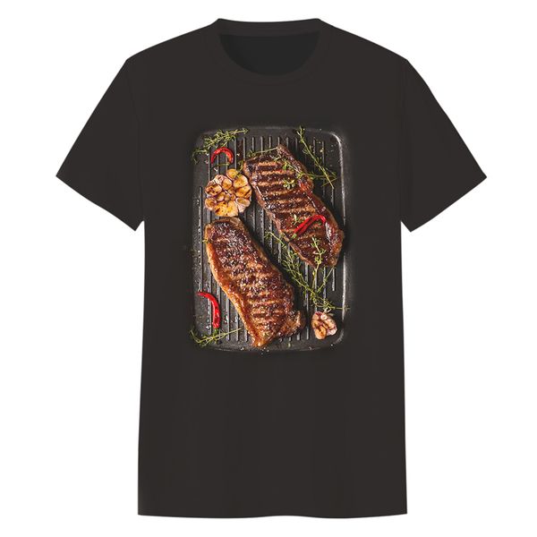 

cloudstyle футболка мужчины смешной 3d printed мангал tshirts коротких рукава повседневной рубашка мужчина streetwear полиэстер рубашка азиа, White;black