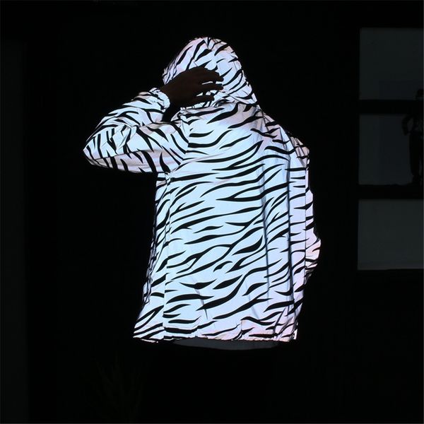 

coat windbreaker hooded reflective jackets new men/women windbreaker jackets arrival harajuku outerwear 2021 streetwear dp20 xgaue, Black