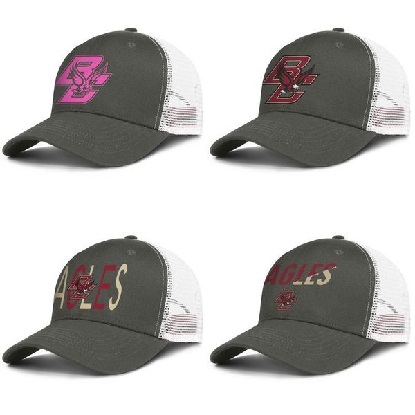 

boston college eagles football wordmark mesh logo army-green for men and women trucker cap ball cool fitted fashion mesh hats pink print, Blue;gray