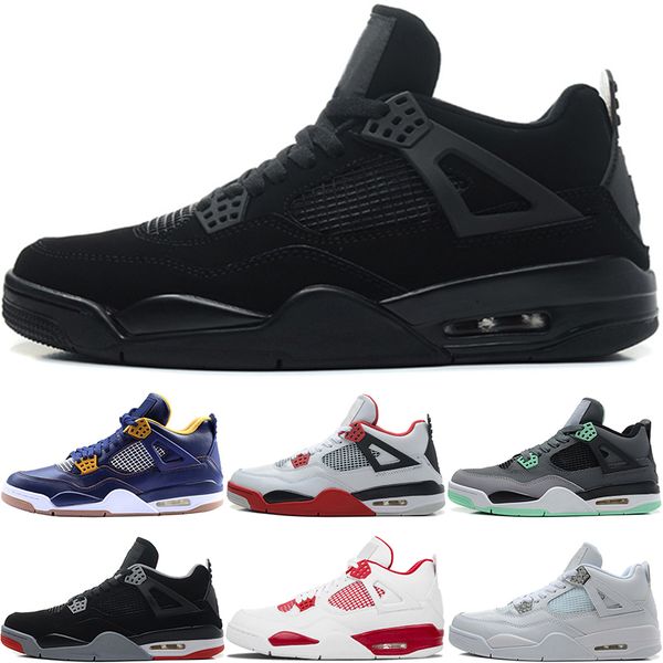 

new basketball shoes for men bred cactus jack bull men 4s blue iv men's women's sport designer sneakers size us 8-13 ing