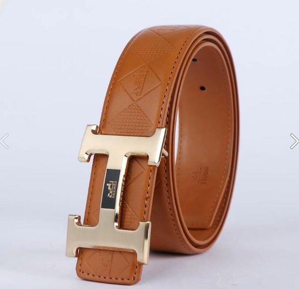 

2020 brand designer h belts men mens belts luxury genuine leather pin buckle casual belt waistband, Black;brown