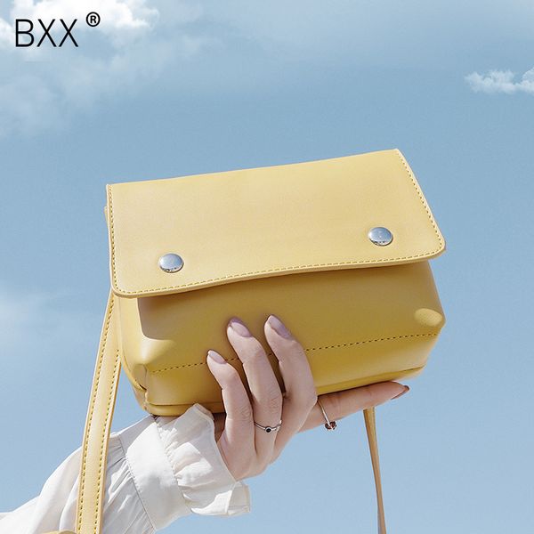 

bxx] pu leather crossbody bags for women 2020 small spring summer all-match shoulder messenger handbags lady travel totes hl462