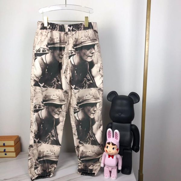 

trend box logo is love soldiers pant sweatpants women men elastic waist pants outdoor street trousers fashion sport casual street hfhlkz024, Black