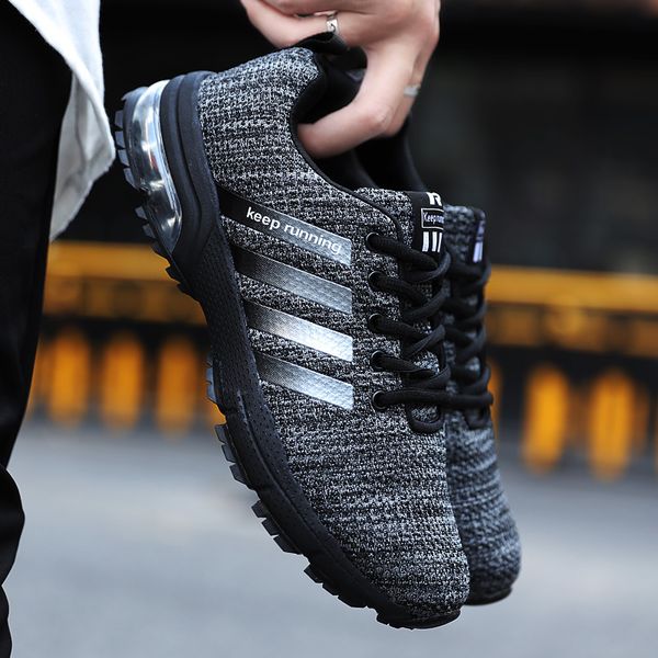 

men sport running shoes 2019 brand spring summer breathable zapatillas hombre deportiva outdoor trainer men sneakers jogging