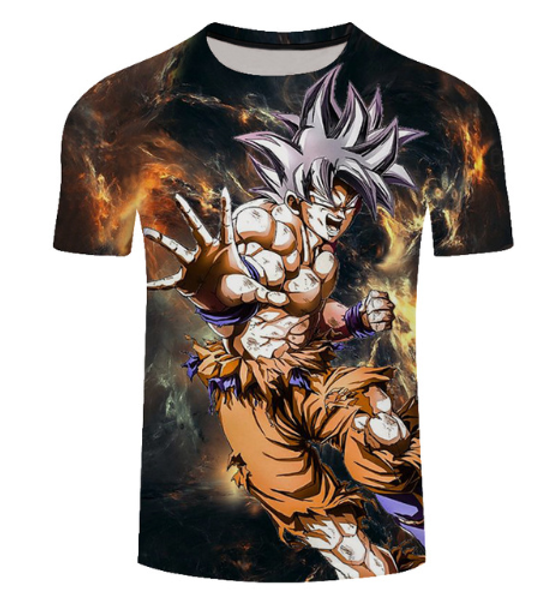 

2019 новые супер saiyan vegeta футболка забавный аниме dragon ball goku 3d печать футболки с коротким рукавом топы летняя рубашка мужчины же, White;black
