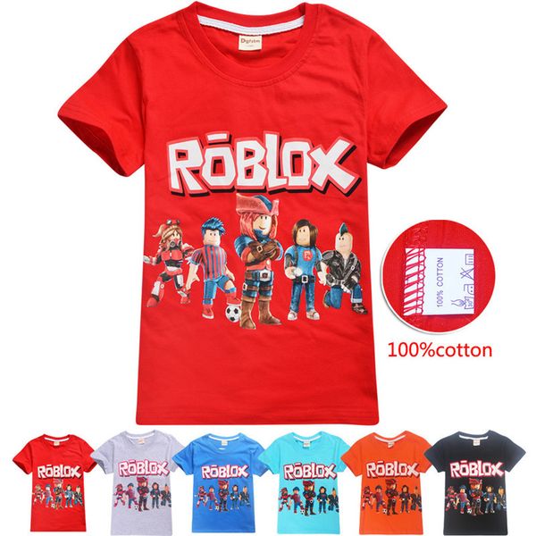 2019 2019 New Style Kids T Shirt Roblox Pattern Top Boys And Girls Summer Short Sleeve T Shirt Game Clothing Available In From Mumstore 752 - shirts the roblox free
