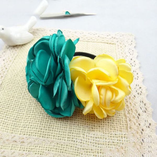 

2020 дети hairbands детского конструктора цветок hairbands мода девочки галстуки волос sweete и колледж стиль девушка hairband аксессуары дл, Slivery;white