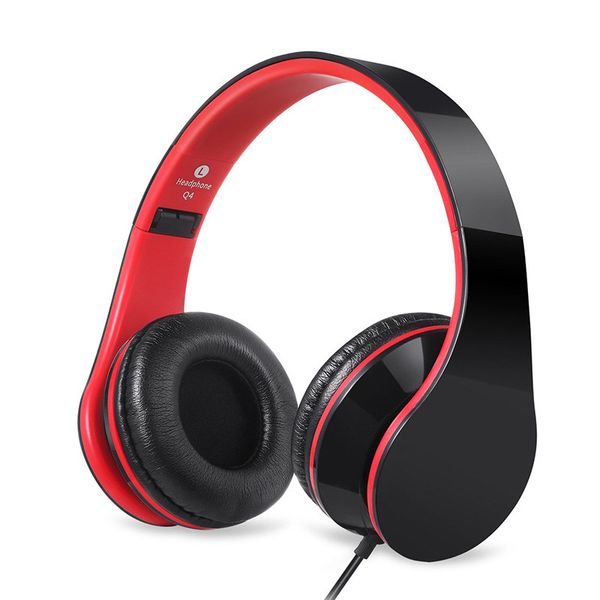 

wired headphones for computer mobile phone stereo headfone big earmuff casque audio headset earphone for pc aux head phone set