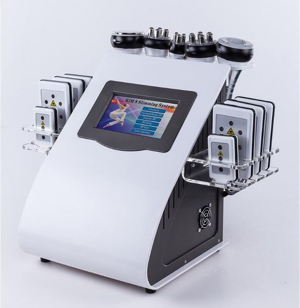 

40k ultrasonic caviation fat removal rf skin tighten lifting multipolar vacuum body slimming machine