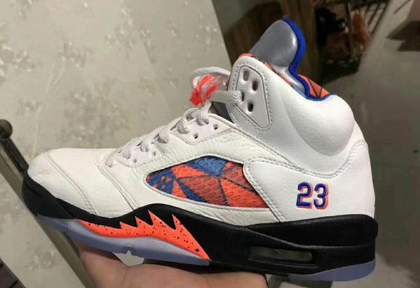 

wholesale new 5 v international flight orange men basketball shoes sports sneakers trainers discount good outdoor size 7-12