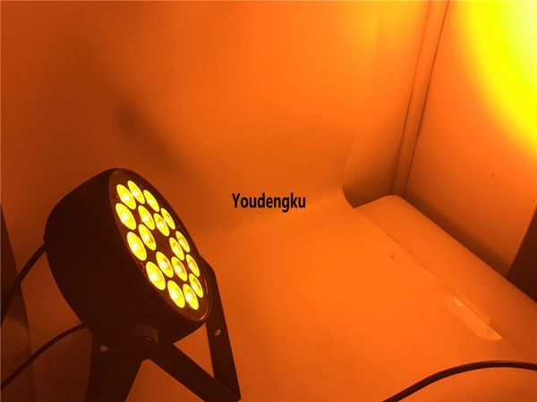 

6 pieces led par 18 rgbwa uv 6 in 1 led par can 18 x 18w 6in1 led par wash dmx strobe event lighting disco light