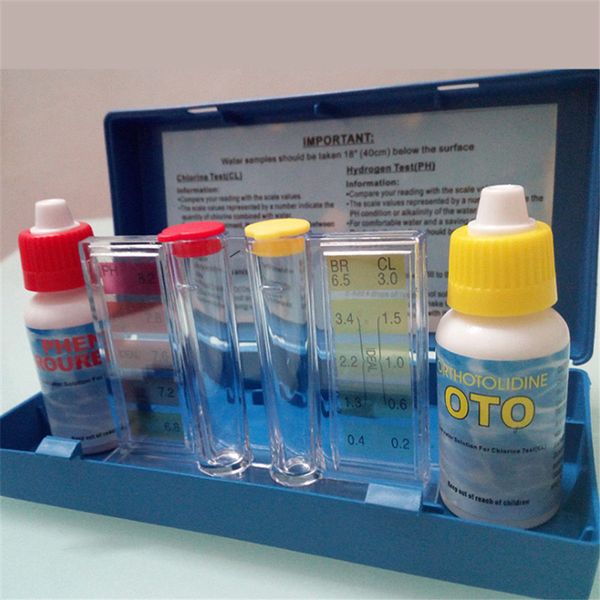 

1 set ph chlorine water quality test kit hydrotool testing kit accessories for swimming pool bhd2