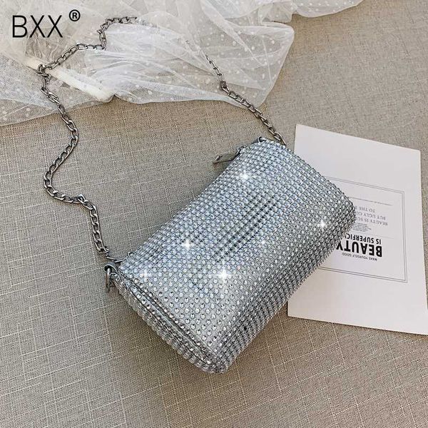 

bxx] handbags handmade retro chain bag 2020 spring female diamonds mobile phone bags evening clutch bag hk571