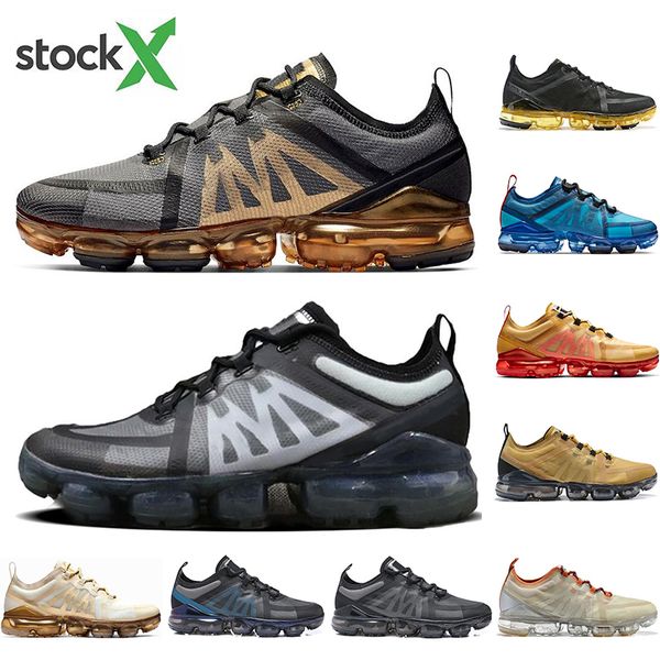 

with sock athletics 2020 quality men women running shoes triple white black medium olive aluminum volt gold trainers sports sneakers