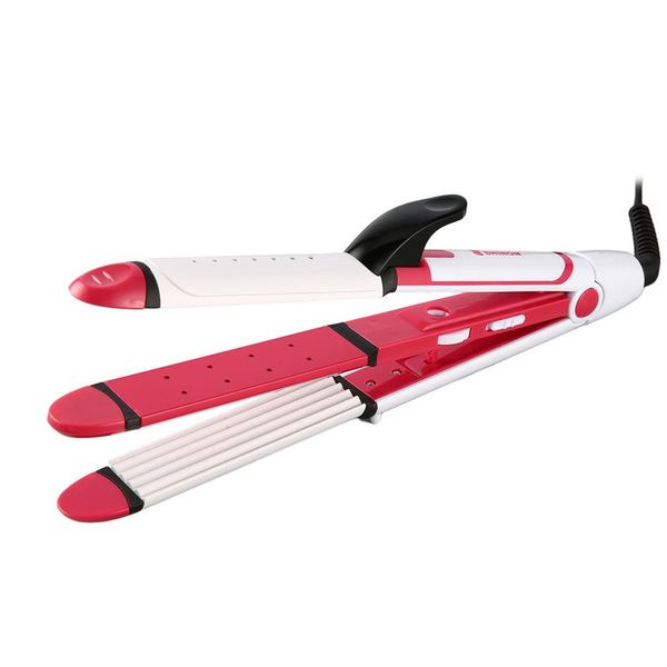 

straight hair electric hair stick wave roller curlers high performance curling irons heating up styling tools magic, Black