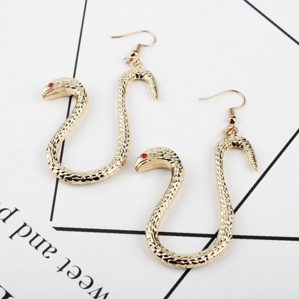 

anime one piece seven wuhai female emperor snake boa hancock cos earrings cosplay earrings anime jewelry, Silver