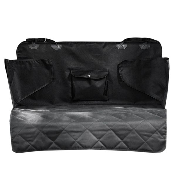

boot protection mat for dogs - universal for combi and suvs - with side and bumper protection black