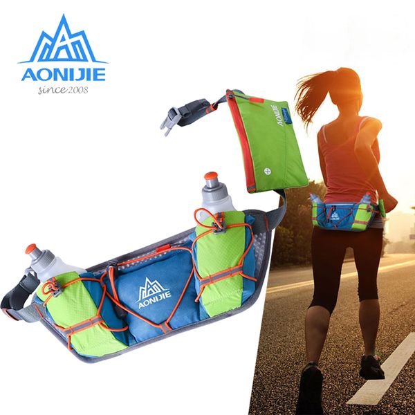 

aonijie sport waist bag woman men trail running hydration belt pouch cycling jogging bag for water bottle phone fanny pack