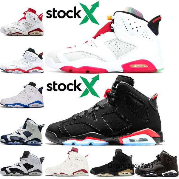 

new 6 6s hare basketball shoes mens stock x men black infrared unc oreoblack cat white infared carmine dmp designer trainers sneakers